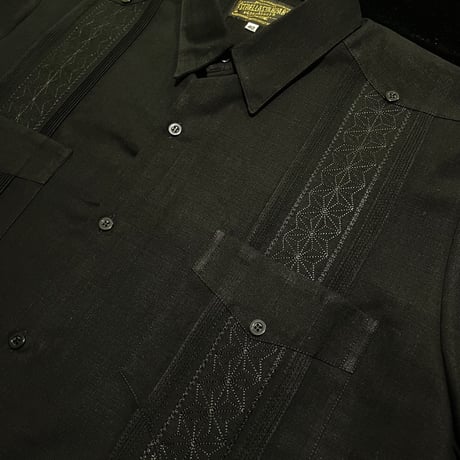 【1月〜2月】【予約商品】【半袖】【 ESGS-13S-B】【 S/S CUBANA ASA 】【BLACK】 【黒】