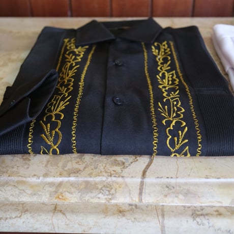 【2027年7月31日までにお届け】【受注生産】【長袖】【 ESG-20LP-BG】【 REJILLADA CIPRE 】【 POLYESTER 】【 BLACK x GOLD 】【 黒 x 金 】