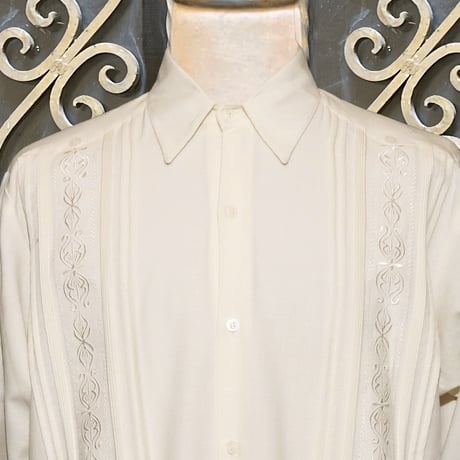 【長袖】【 ESG-32L-OF 】【 L/S GUAYAMISA 】【OFF WHITE】 【オフホワイト】