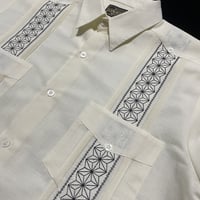 【1月〜2月】【予約商品】【半袖】【 ESGS-13S-OFB】【 S/S CUBANA ASA 】【OFF WHITEx BLACK 】 【オフホワイトx黒】