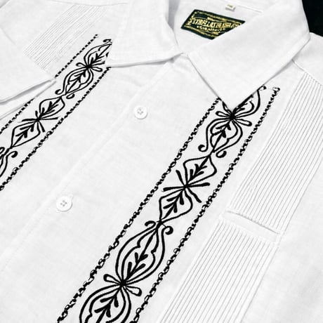 【2027年7月31日までにお届け】【受注生産】【長袖】【ESG-20LP-WB】【 REJILLADA CIPRE 】【 POLYESTER 】【 WHITE x BLACK 】【 白 x 黒 】