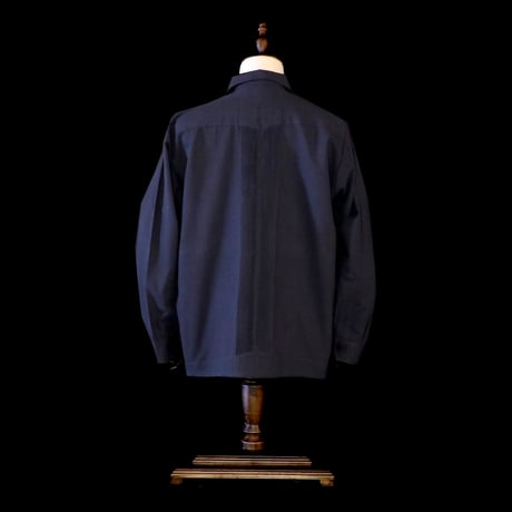 【2027年7月31日までにお届け】【受注生産】【長袖】【 ESGS-04L-B 】【 REJILLADA ASA 】【 麻の葉柄 】【 BLACK 】【黒】