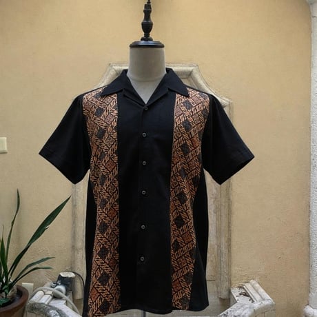【予約商品】【半袖】【 ESGP-09-1S-B 】【 S/S FRONT PANEL SHIRTS 】【 VINTAGE BATIK 】
