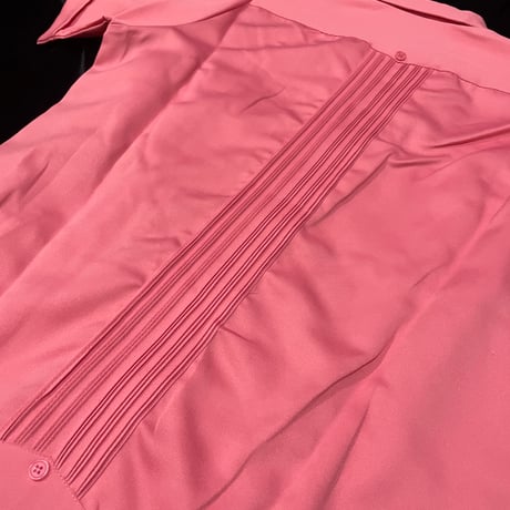 【予約】【半袖】【サイズ34(S)】【IMP-DE-16S-PR-34】【 DEADSTOCK 】【S/S GUAYABERA】【PALO DE ROSA】【ローズピンク】
