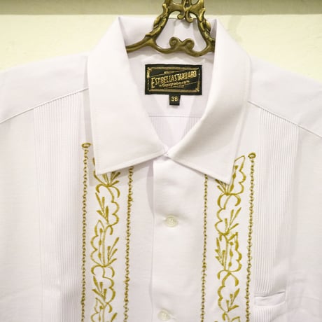 【2027年7月31日までにお届け】【受注生産】【長袖】【 ESG-20LP-WG 】【 REJILLADA CIPRE 】【 POLYESTER 】【 WHITE x GOLD 】【 白 x 金 】