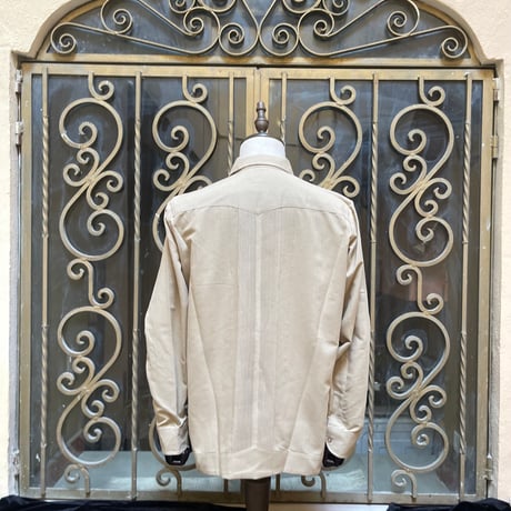 【9月下旬】【予約商品】【 長袖 】【 ESGS-04L-KHG 】【 REJILLADA ASA 】【 麻の葉柄 】【 KHAKI x GOLD 】【 カーキ x 金 】