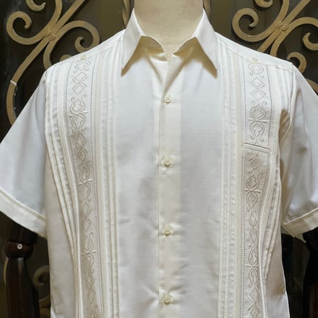【半袖】【 ESG-32S-OF】【S/S GUAYAMISA】【OFF WHITE】 【オフホワイト 】