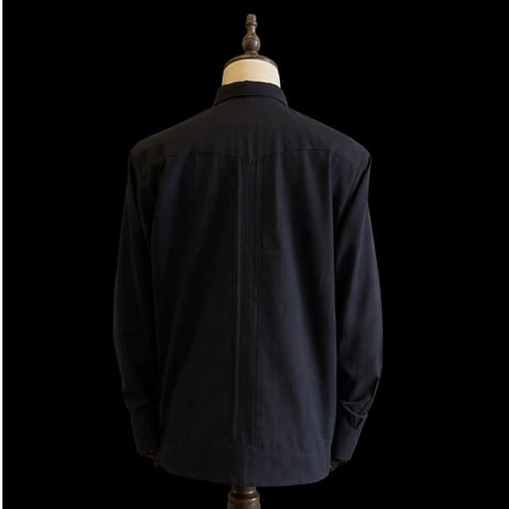 【2027年7月31日までにお届け】【受注生産】【長袖】【 ESG-W10L-BR 】【 L/S GUAYAMISA 】【 ROSA 】【 BLACK x RED 】【 黒 x 赤 】