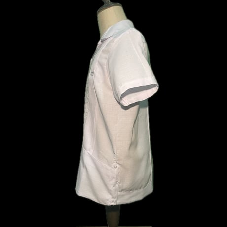 【予約】【半袖】【 ESG-01S-W】【 S/S GUAYABERA 】【 REJILLADA 】【 WHITE 】【 白】
