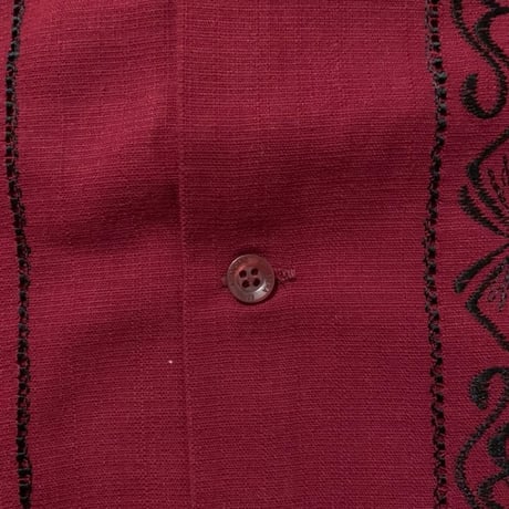 【2027年7月31日までにお届け】【受注生産】【長袖】【 ESG-01L-BUB 】【 REJILLADA 】【 BURGUNDY x BLACK 】【 臙脂(えんじ)色 x 黒 】