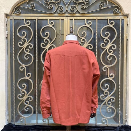 【2027年7月31日までにお届け】【受注生産】【ESG-20L-ORB】【REJILLADA 】【L/S GUAYABERA】【ORANGE xBLACK】