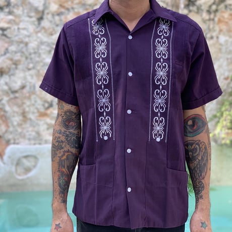 【2027年7月31日までにお届け】【受注生産】【半袖】【 ESG-01S-PUW 】【 REJILLADA 】【 PURPLE x WHITE 】【紫 x 白 】