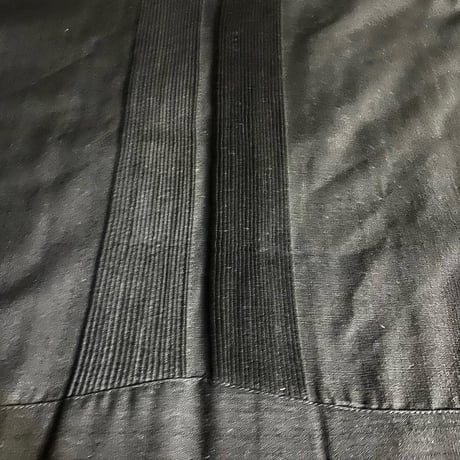 【2027年7月31日までにお届け】【受注生産】【長袖】【 ESGS-03L-B 】【 L/S GUAYABERA 】【 REJILLADA MOTA 】【 麻の葉柄 】【 BLACK 】【 黒 】