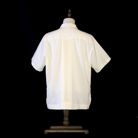 【予約商品】【半袖】【 ESG-01S-OFS】【 S/S GUAYABERA 】【 REJILLADA 】【 OFF WHITE x SILVER 】【 オフホワイト x 銀 】