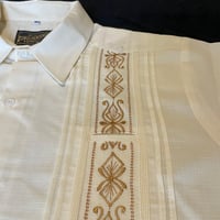 【9月下旬】【予約商品】【半袖】【 ESG-32S-OFG 】【S/S GUAYAMISA】【OFF WHITE x GOLD】 【オフホワイト x 金】