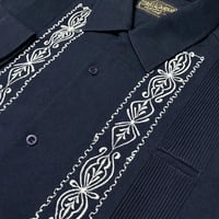【2027年7月31日までにお届け】【受注生産】【長袖】【 ESG-01LP-NW 】【 REJILLADA CIPRE 】【 ポリエステル 】【 NAVY x WHITE 】【 紺 x 白 】