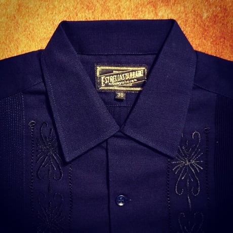 【2027年7月31日までにお届け】【受注生産】【半袖】【 ESG-01S-NB 】【 REJILLADA 】【 NAVY x BLACK 】【 紺 x 黒 】