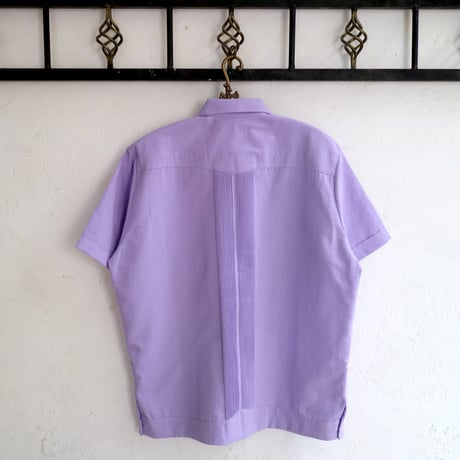 【2027年7月31日までにお届け】【受注生産】【半袖】【 ESG-01S-LA 】【 S/S GUAYABERA 】【 REJILLADA 】【 LAVENDER 】【 ラベンダー 】