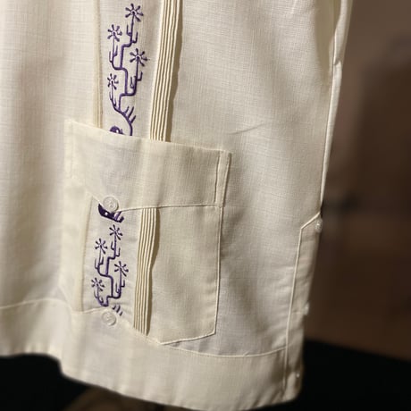 【2027年7月31日までにお届け】【受注生産】【長袖】【SHOTA CACTUS】【 ESGS-06L-OFPU】【 L/S CUBANA 】【OFF WHITExPURPLE】