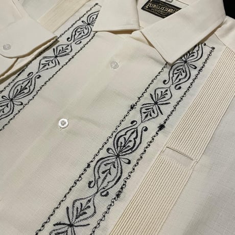 【2027年7月31日までにお届け】【受注生産】【長袖】【 ESG-01L-OFB 】【 REJILLADA 】【 OFF WHITE x BLACK 】【 オフホワイト x 黒 】