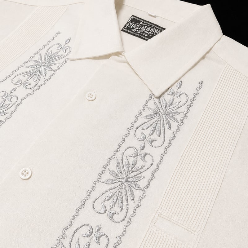 予約商品】【半袖】【 ESG-01S-OFS】【 S/S GUAYABERA 】【 REJI