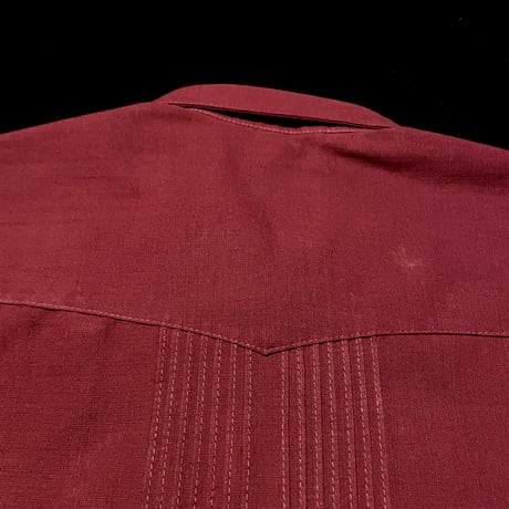 【ご注文日より１年以内にお届け】【受注生産】【長袖】【袖刺繍】【ESG-T30L-BU】【 L/S GUAYAMISA 】【 BURGUNDY】【 臙脂色】