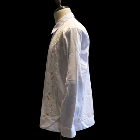 【長袖】【 ESG-36L-WG】【金魚】【 L/S GUAYAMISA 】【 WHITExGOLD 】【 白x金 】