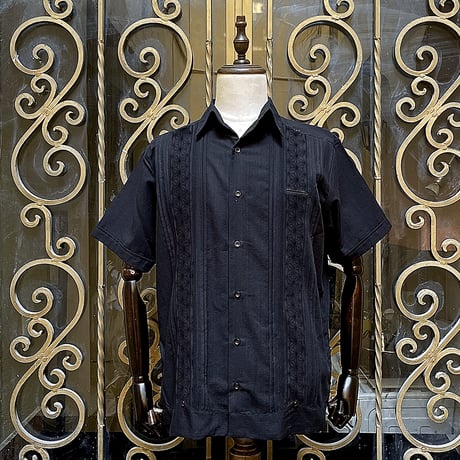 estrella standard 36 ブラック×ゴールド キューバシャツ 中古・古着通販】estrellastandard (エストレアスタンダード) キューバ