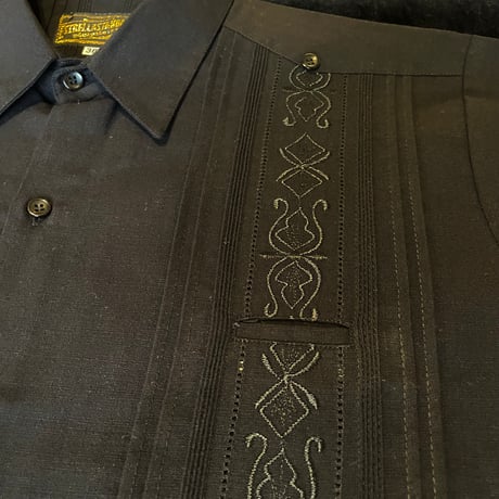 【長袖】【 ESG-32L-B 】【 L/S GUAYAMISA 】【BLACK】 【黒】