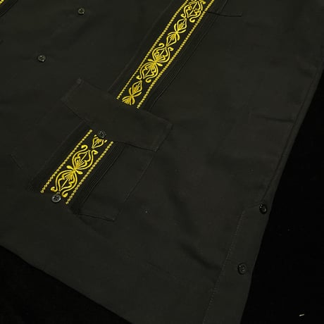 【1月〜2月】【予約商品】【半袖】【 ESG-39S-BG 】【 S/S CUBANA 】【BLACKxGOLD 】 【黒x金 】