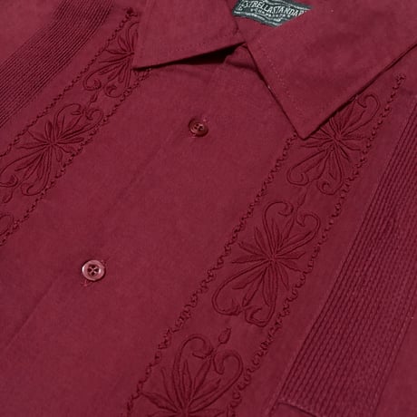 【2027年7月31日までにお届け】【受注生産】【半袖】【 ESG-01S-BU 】【 REJILLADA 】【 BURGUNDY 】【 臙脂(えんじ)色 】