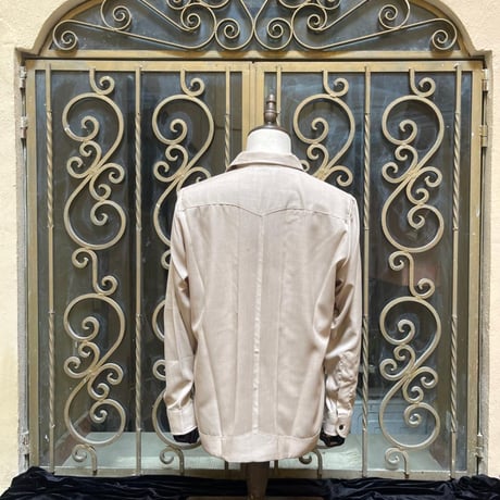 【2027年7月31日までにお届け】【受注生産】【長袖】【 ESG-20LP-LBEB 】【 REJILLADA CIPRE 】【 POLYESTER 】【 LIGHT BEIGE x BLACK 】