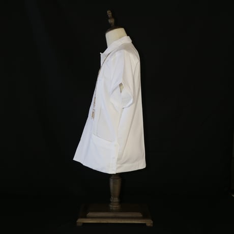 【2027年7月31日までにお届け】【受注生産】【半袖】【 ESG-01S-WG 】【 S/S GUAYABERA 】【 REJILLADA 】【 WHITE x GOLD 】【 白 x 金 】