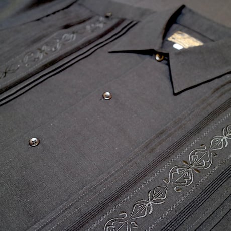 【長袖】【 ESG-32L-B 】【 L/S GUAYAMISA 】【BLACK】 【黒】