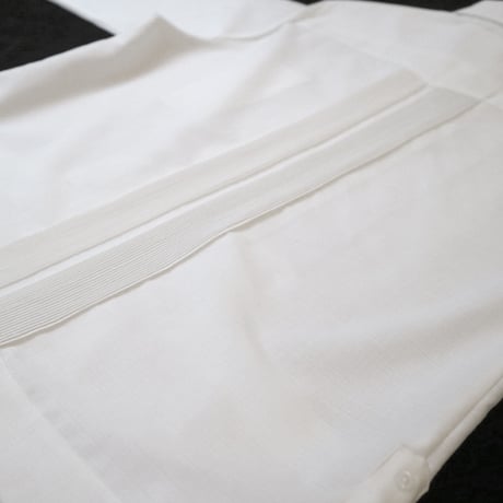 【2月〜3月納期】【受注生産】【半袖】【 ESGS-04S-W 】【 S/S GUAYABERA 】【 REJILLADA ASA 】【 麻の葉柄 】【 WHITE 】【白】