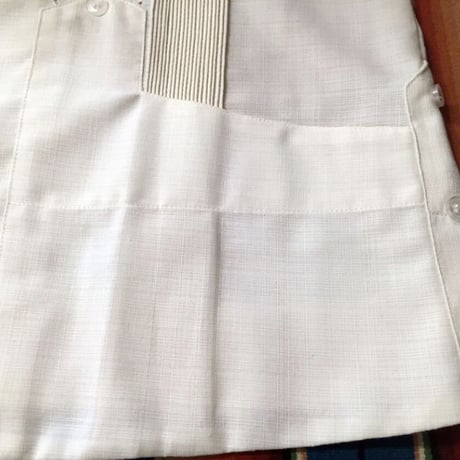 【長袖】【 ESG-01L-OF 】【 L/S GUAYABERA 】【 REJILLADA 】【 OFF WHITE 】【 オフホワイト 】