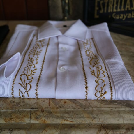 【2027年7月31日までにお届け】【受注生産】【長袖】【 ESG-20LP-WG 】【 REJILLADA CIPRE 】【 POLYESTER 】【 WHITE x GOLD 】【 白 x 金 】