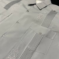 【予約】【半袖】【サイズ38(L)】【IMP-DE-23S-GR-38】【 DEADSTOCK 】【S/S GUAYABERA】【GRAY】【グレー】