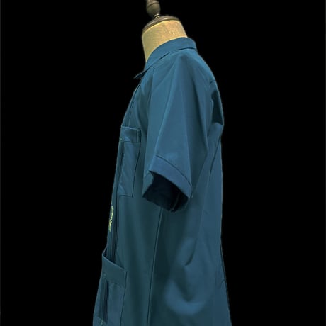 【予約】【半袖】【IMP-DE-10S-PE-40】【 DEADSTOCK 】【S/S GUAYABERA】【PETROLEO】