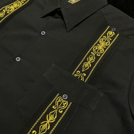 【1月〜2月】【予約商品】【半袖】【 ESG-39S-BG 】【 S/S CUBANA 】【BLACKxGOLD 】 【黒x金 】