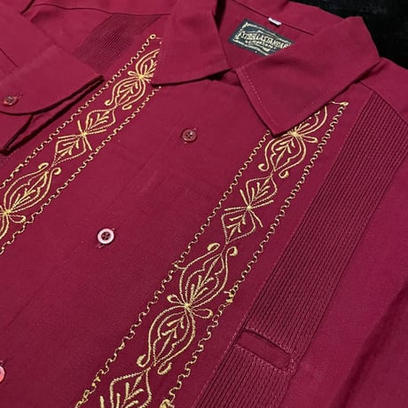 【2027年7月31日までにお届け】【受注生産】【長袖】【 ESG-01L-BUG 】【 REJILLADA 】【 BURGUNDY x GOLD 】【 臙脂(えんじ)色 x 金 】