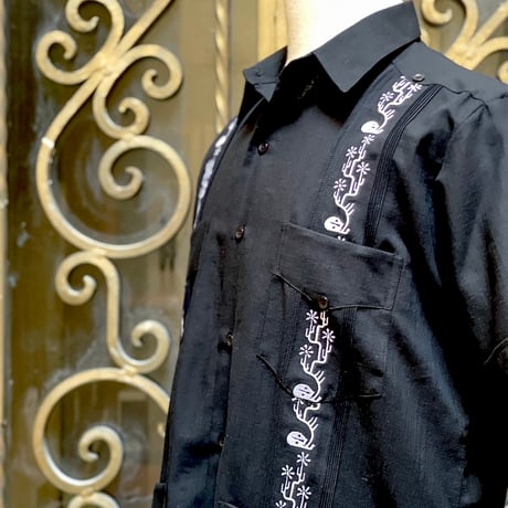 【2027年7月31日までにお届け】【受注生産】【半袖】【SHOTA CACTUS】【 ESGS-06S-BW】【 S/S CUBANA 】【BLACK x WHITE】 【黒 x 白】