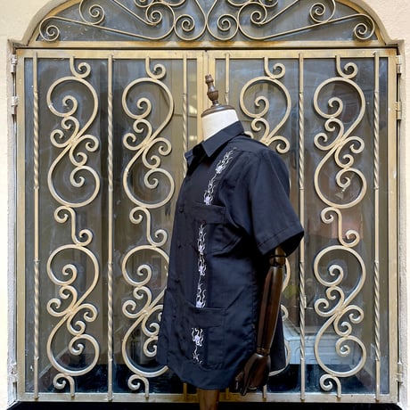【2027年7月31日までにお届け】【受注生産】【半袖】【SHOTA CALAVERA】【 ESGS-07S-BW】【 S/S CUBANA 】【BLACK x WHITE】 【黒 x 白】