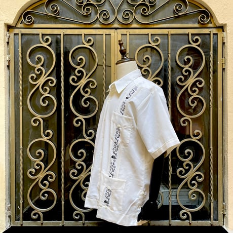 【2027年7月31日までにお届け】【受注生産】【半袖】【SHOTA CACTUS】【 ESGS-06S-OFB】【 S/S CUBANA 】【OFF WHITE x BLACK】