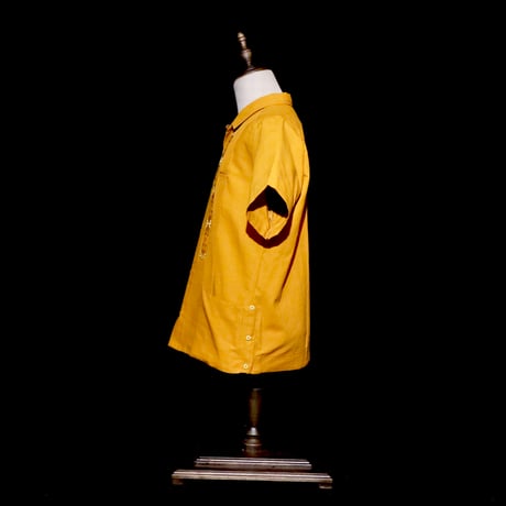 【2027年7月31日までにお届け】【受注生産】【 半袖 】【 ESG-01S-MU 】【 S/S GUAYABERA 】【 REJILLADA 】【 MUSTARD 】【 マスタード 】
