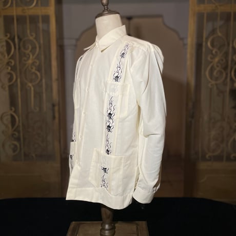 【2027年7月31日までにお届け】【受注生産】【長袖】【SHOTA CALAVERA】【 ESGS-07L-OFB】【 L/S CUBANA 】【OFF WHITExBLACK】