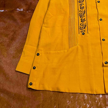 【2027年7月31日までにお届け】【受注生産】【長袖】【 ESG-20L-MUB 】【 REJILLADA 】【 MUSTARD x BLACK 】【 マスタード x 黒 】