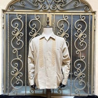 【2月〜3月納期】【受注生産】【 長袖 】【 ESGS-04L-KHG 】【 REJILLADA ASA 】【 麻の葉柄 】【 KHAKI x GOLD 】【 カーキ x 金 】