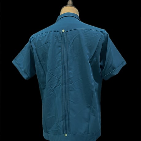 【予約】【半袖】【IMP-DE-06S-PE-38】【 DEADSTOCK 】【S/S GUAYABERA】【PETROLEO】
