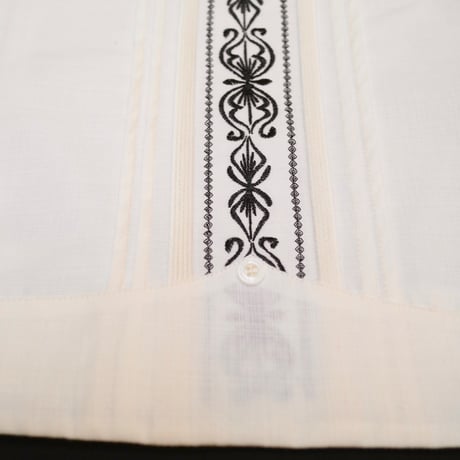 【半袖】【 ESG-32S-OFB 】【S/S GUAYAMISA】【OFF WHITE x BLACK】 【オフホワイト x 黒】